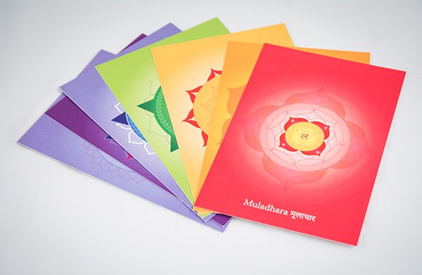 Carte da meditazione dei 7 chakra