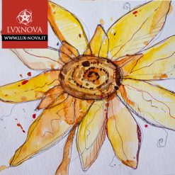 Acquerello Sun Flower Fire Flower carta