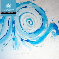 Acquerello onda di guarigione carta