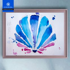 Acquerello conchiglia 01 carta