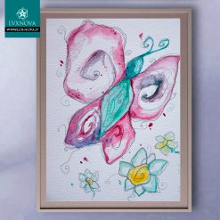 Acquerello farfalla 01 carta