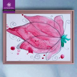 Acquerello Fiore 02 carta