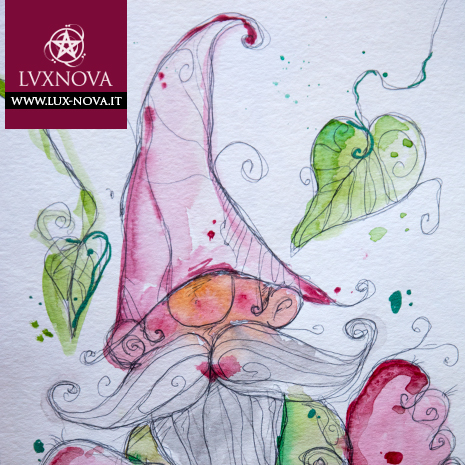 Acquerello gnomo 01 carta