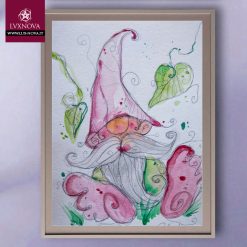 Acquerello gnomo 01 carta