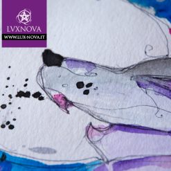 Acquerello Lupo 01 dettaglioarta