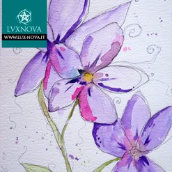 Acquerello viola 01 carta