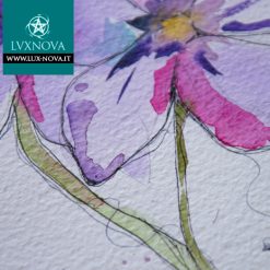 Acquerello viola 01 dettaglio