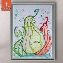 Acquerello zucche carta