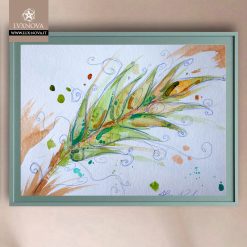 Acquerello spiga verde 01 carta