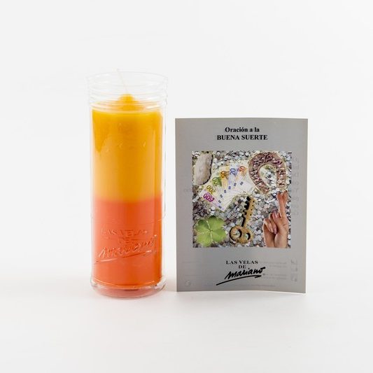 Candelone da orazione BUONA SORTE