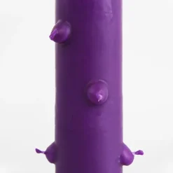 Alternative view of Candela con 7 stoppini Viola - Grande