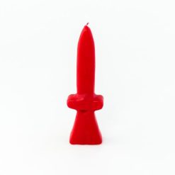 Candela a forma di spada - Rossa
