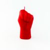 Candela a forma di Pugno - Rosso