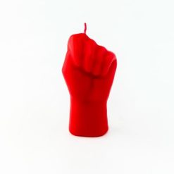 Candela a forma di Pugno - Rosso