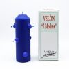 Candela con 7 stoppini Blu - Grande