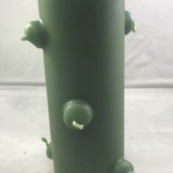 Candela con 7 stoppini Verde - Grande - Dettaglio