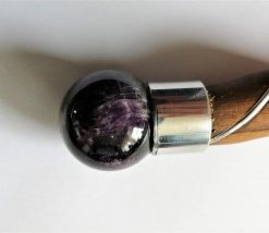 Bacchetta magica intrecciata con ametista