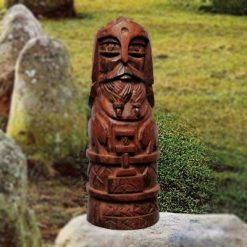 Figura di Thor in legno