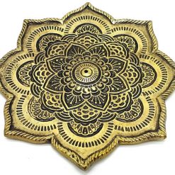 Portaincenso in metallo Lotus 10cm