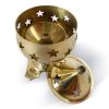 Porta incenso in Ottone 8,5 cm