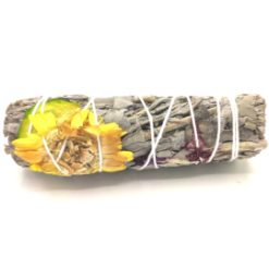 Smudge Salvia Bianca e Dalia Gialla - 10 cm