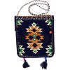 Kilim Messenger Bag - Blu Scuro - 01