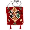 Kilim Messenger Bag - Rosso - 01
