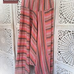 Pantalone-Donna-Afghano-In-Cotone---Rosa