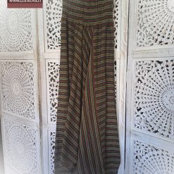 Pantalone-Donna-Afghano-righe---Verde