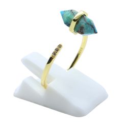 Anello Con Punta Turchese In Argento 925