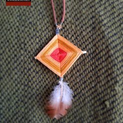 Amuleto ojo de Dios - Naranja