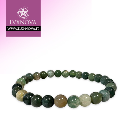Bracciale Agata Muschiata - 6mm