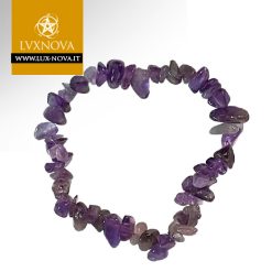 Braccialetto in chips di Ametista A