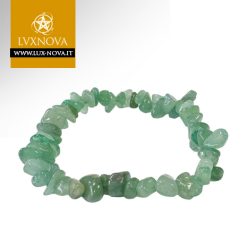 Braccialetto in chips di Avventurina Verde