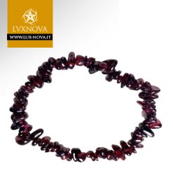 Braccialetto in chips di Granato Rosso A