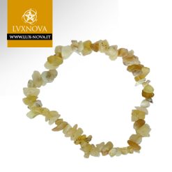 Braccialetto in chips di Opale giallo