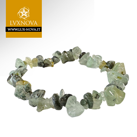 Braccialetto in chips di Prehnite A