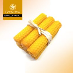 Candela stilo di cera d'api 10cm