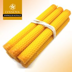 Candela stilo di cera d'api 20cm