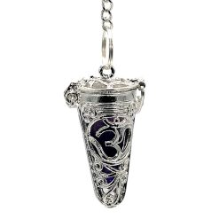 Pendolo Ohm con 7 pietre dei Chakra