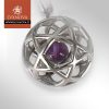 Ciondolo Pentasfera - Ametista