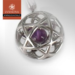 Ciondolo Pentasfera - Ametista