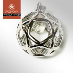 Ciondolo Pentasfera - Quarzo Ialino