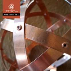 Pentasfera realizzata a mano IN RAME - DETTAGLIO