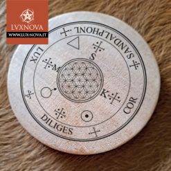 Talismano Grande in legno - Sandalphon - Dettaglio