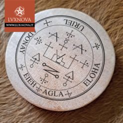 Talismano Grande in legno - Uriel - Dettaglio