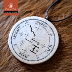 Alternative view of Talismano in Legno - Ciondolo Arcangelo Samael