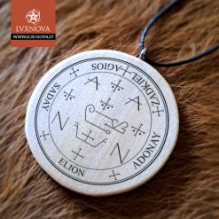 Alternative view of Talismano in Legno - Ciondolo Arcangelo Zadkiel