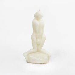 Candela Uomini Abbracciati - Bianco