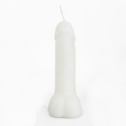 Candela-a-forma-di-fallo-bianca